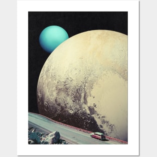 Old Friend Pluto - Space Aesthetic, Retro Futurism, Sci Fi Posters and Art